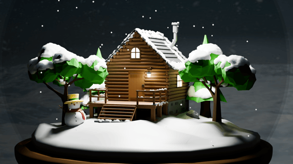 My 3d low-poly portfolio