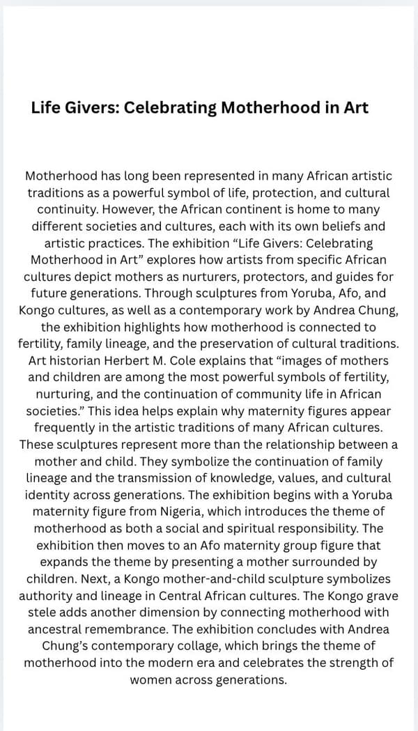 Life Givers: Celebrating Motherhood in Art