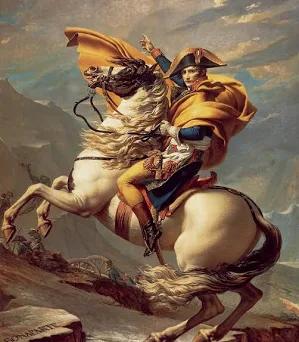Napoleon Crossing the Alps Artist: Jacques-Louis David Medium: Oil on canvas