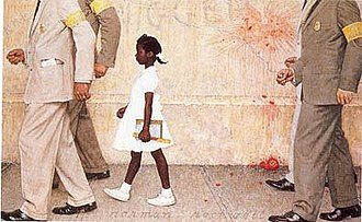 The Problem We All Live With by Norman Rockwell, Oil on canvas
