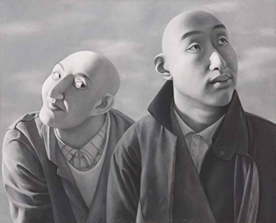 Series 1, No. 5, 2009, Fang Lijun, lithograph in colours, on wove paper, 47.5 x 58.8 cm.
