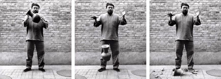 Ai Weiwei, Dropping a Han Dynasty Urn 1995, gelatin silver prints