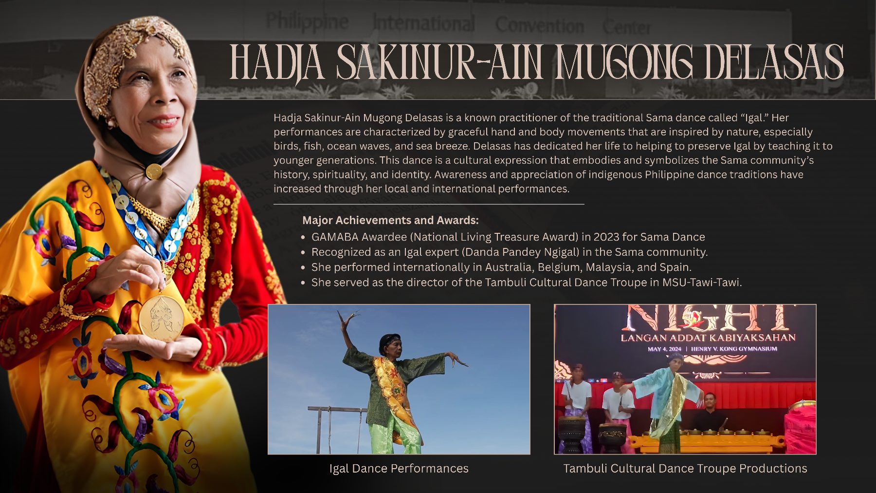 Hadja Sakinur-Ain Mugong Delasas (Dance)