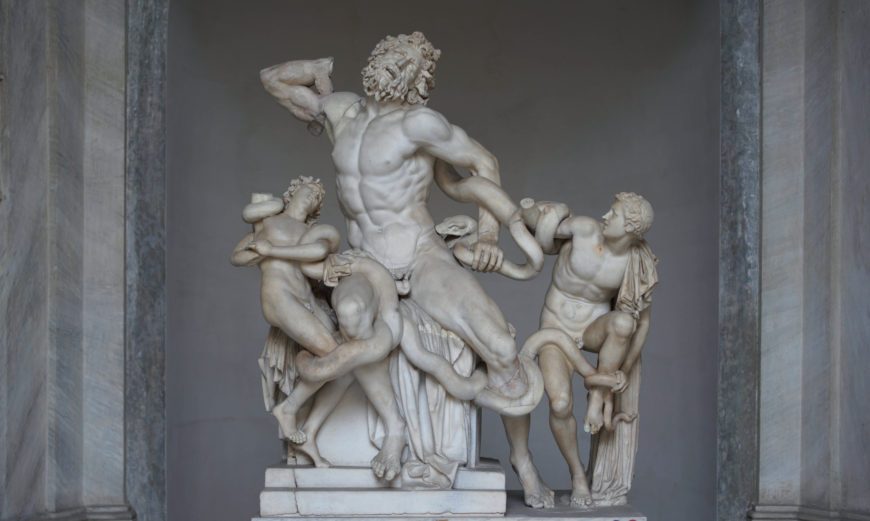 Laocoön and His Sons Athanadoros, Hagesandros, and Polydoros of Rhodes Early 1st century C.E. Marble