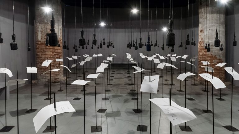For, In Your Tongue, I Cannot Fit, 2017 – 2018 Shilpa Gutpa, Multimedia sound installation  