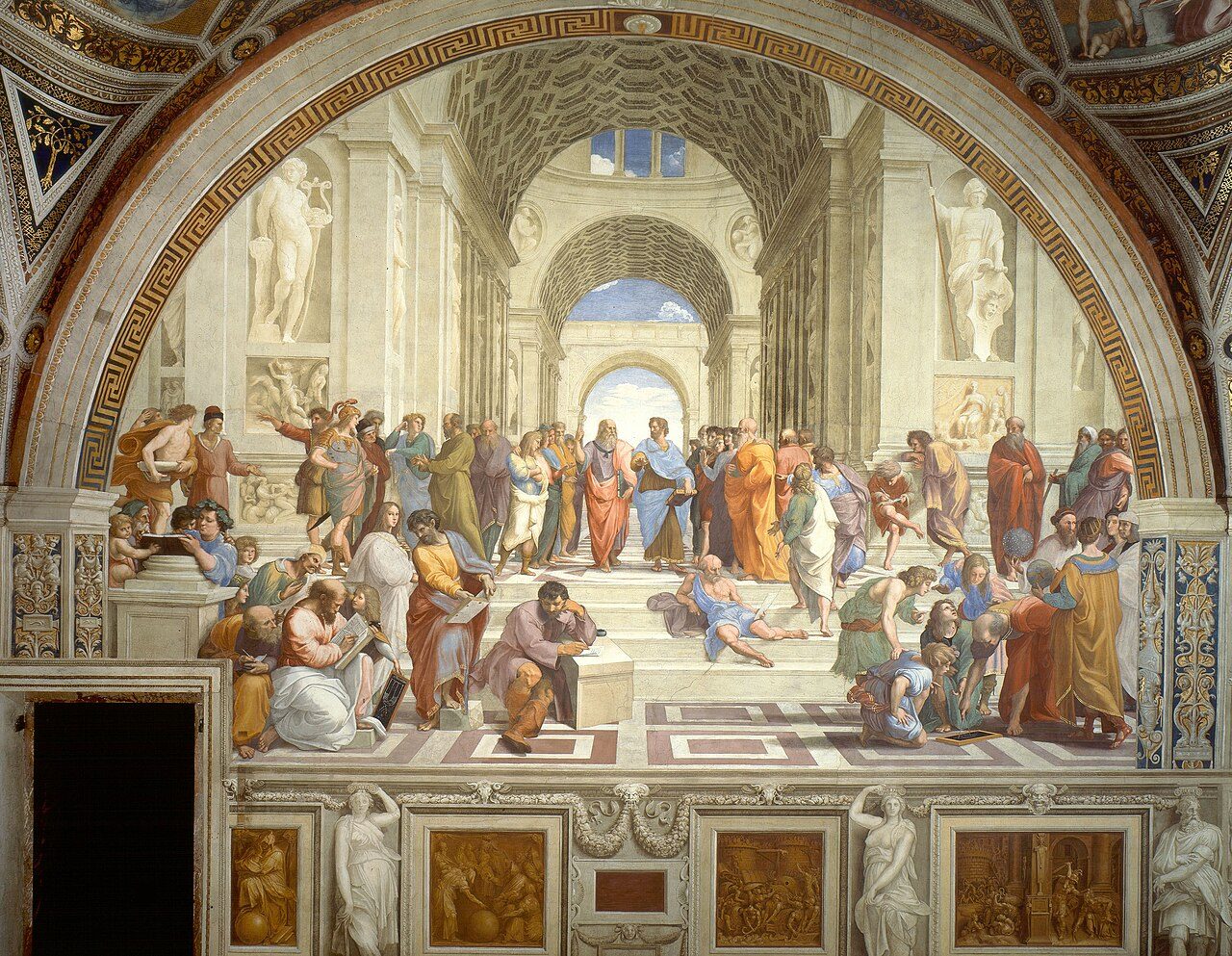 The School of Athens, Artist: Raphael: Year: 1509-1511