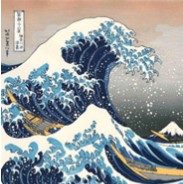   The Great Wave off Kanagawa, Hokusai, c. 1831- Woodblock print