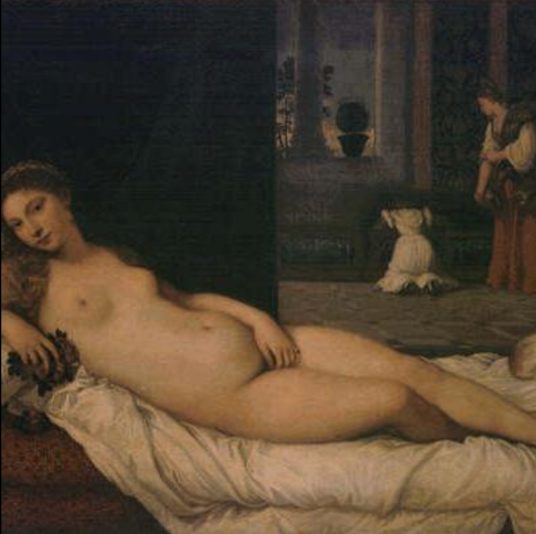 Venus of Urbino, Titian, 1538, Oil on Canvas