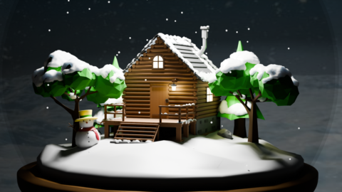 My 3d low-poly portfolio