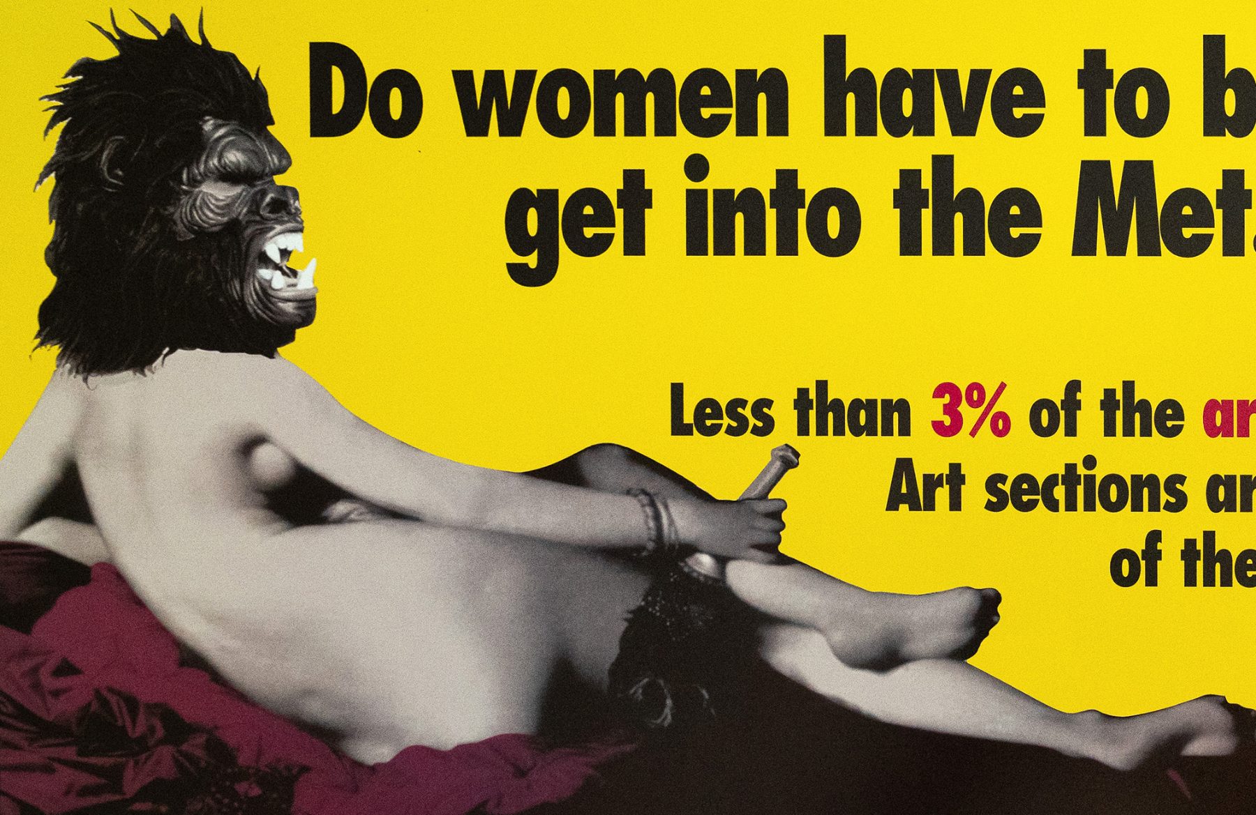 Do Women Have to Be Naked to Get into the Met. Museum?