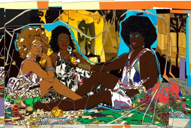 Le déjeuner sur l’herbe: Les Trois Femmes Noires