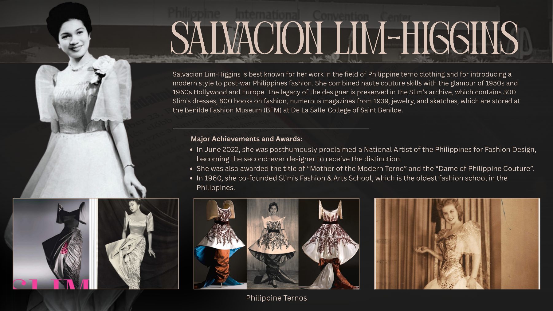 Salvacion Lim-Higgins (Fashion Design)