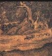 Travelers among Mountains and Streams, Fan Kuan, c. 1000 CE, Song Dynasty (960- 1279) Hanging scroll, ink and light color on silk, 206.3 x 103.3cm, National Palace Museum