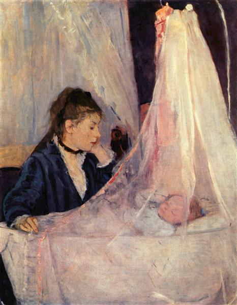 Artwork 4.) The Cradle, Berthe Morisot, 1872, Oil on Canvas