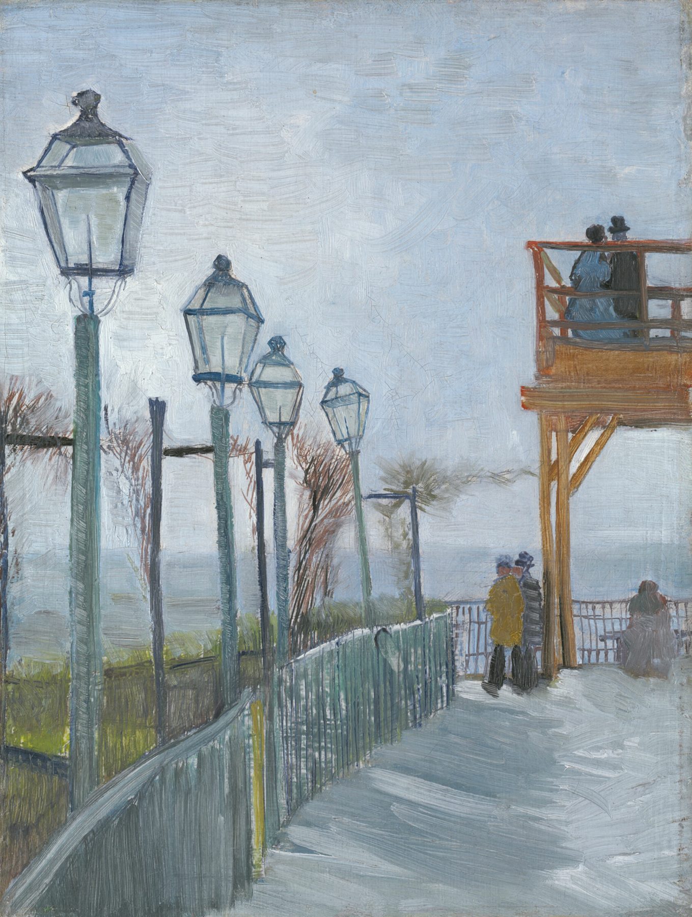 Montmartre, Vincent van Gogh, 1886, Oil on Canvas