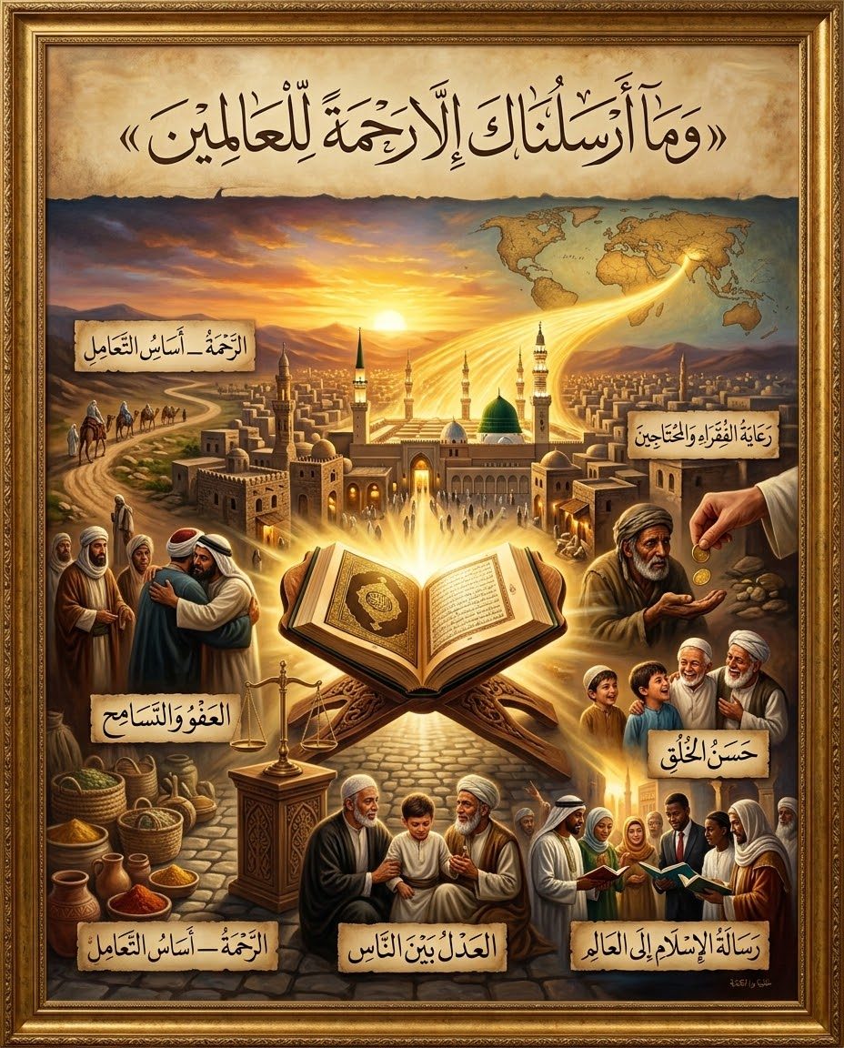 رحمةٌ للعالمين رسالته وأخلاقه وأثره في العالم