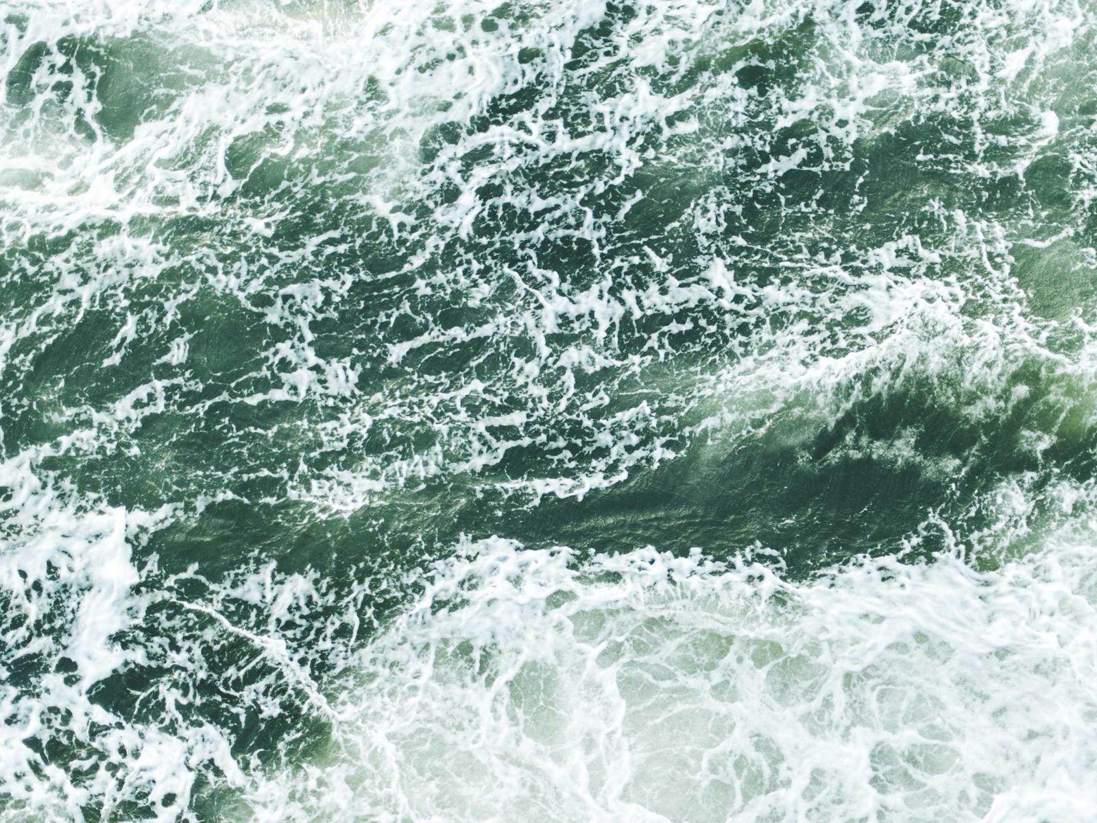 Churning Sea Water