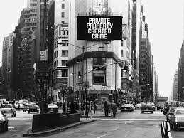 Jenny Holzer — Truisms (1977–1979) Artist: Jenny Holzer Title: Truisms Year: 1977–1979 Medium: LED installation, electronic signboards, posters, projections Dimensions: Variable depending on installation Collection: Museum of Modern Art (MoMA), Guggenheim Museum, and other collections