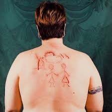 Self-Portrait/Cutting By Catherine Opie, 1993 Color photograph