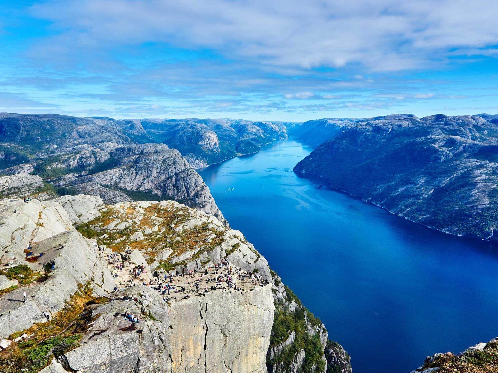 Fjord from the cliff