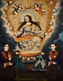 Virgen de la silla con la graduación de los hermanos García 