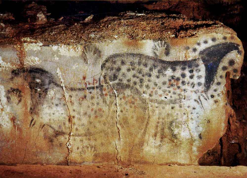 The Spotted Horses of Pech Merle Artist: Unknown (Gravettian culture) Year: c. 25,000–24,000 BCE Medium: Mineral pigments on limestone