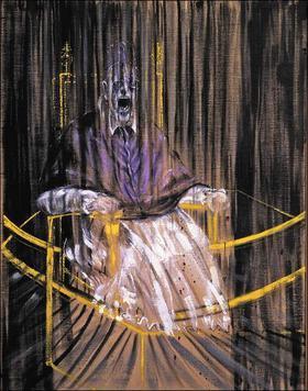Francis Bacon, Study after Velazquez's Portrait of Pope Innocent X, 1953, Oil on canvas