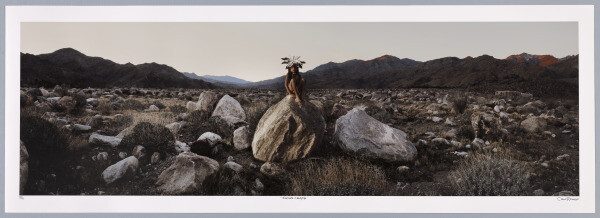 Indian Canyon, Cara Romero 2019. Archival pigment print 15 × 48 1/2 in. (38.1 × 123.19 cm)