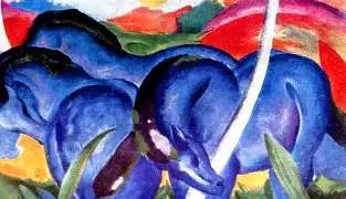 The Large Blue Horses