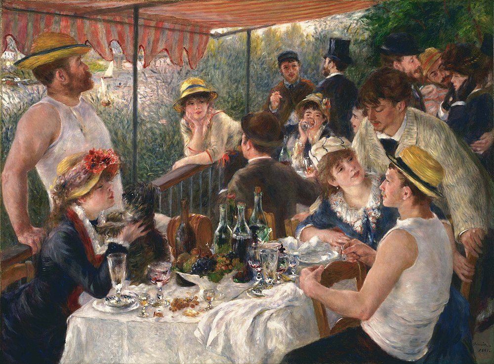 Artwork 5.) Luncheon Of The Boating Party, Pierre-Auguste Renoir, 1881, Oil on Canvas