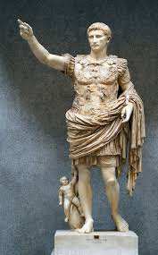 Augustus of Primaporta Artist: Unknown Roman sculptor Year: c. 20 BCE Medium: Marble sculpture
