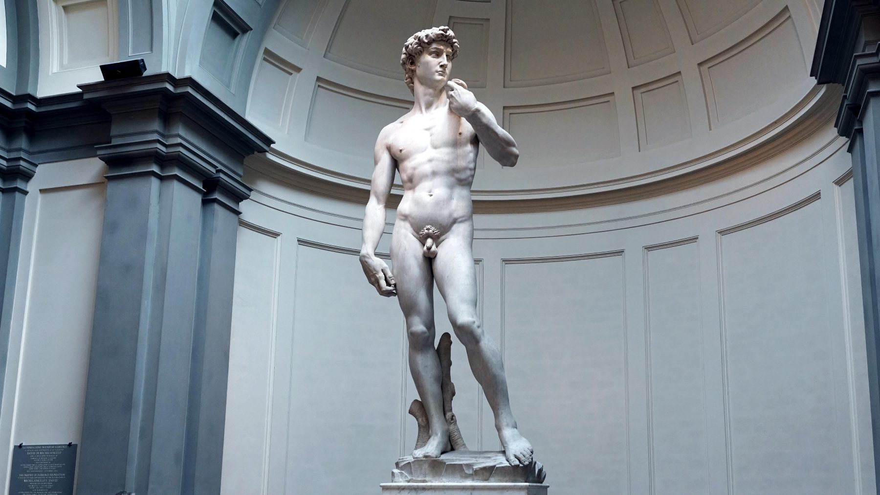 David, Michelangelo, 1501-1504, statue created with Carrara marble
