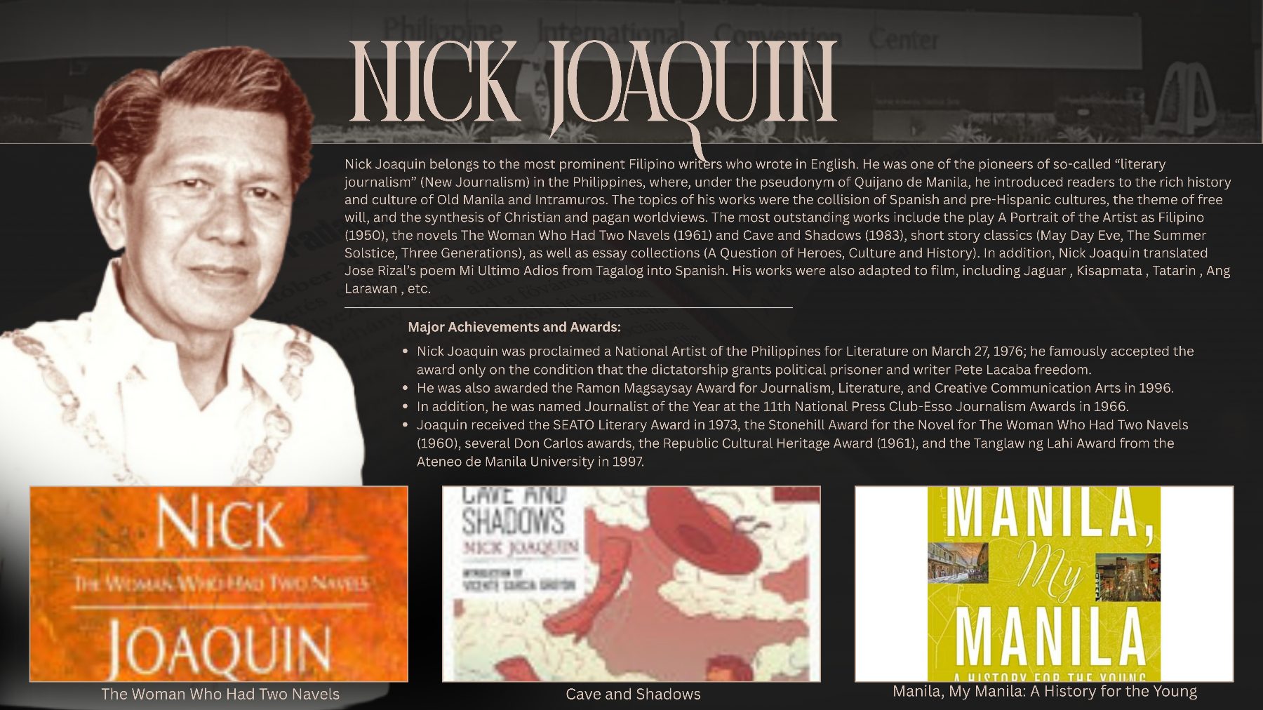 Nick Joaquin (Literature)