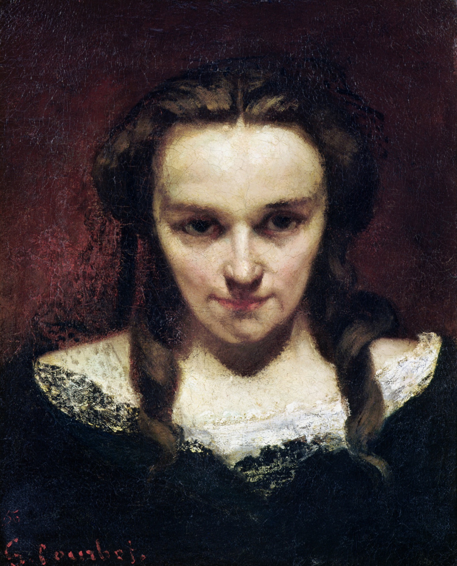 Gustave Courbet, The Clairvoyant, oil on canvas