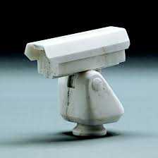 Ai Weiwei — Surveillance Camera (2010) Artist: Ai Weiwei Title: Surveillance Camera Year: 2010 Medium: Marble sculpture Dimensions: approx. 25 × 60 × 30 cm (varies by exhibition) Collection: Various museum collections and gallery exhibitions