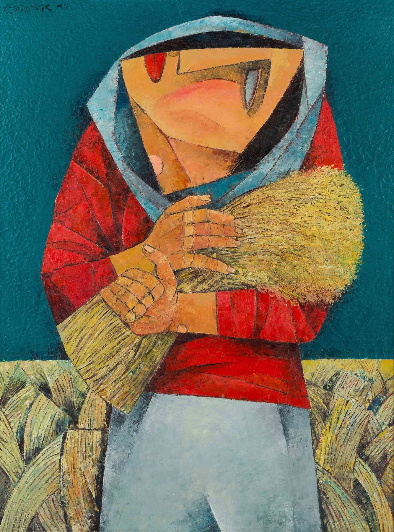 Harvest (Oil on Wood)