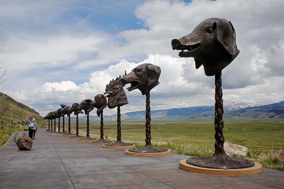 Circle of Animals/zodiac Heads, 2010 Ai Weiwei, Bronze sculpture 