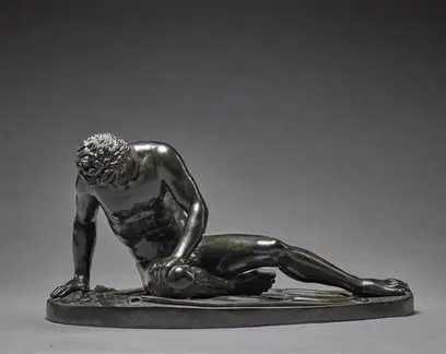 Dying Gaul, Epigonus, 230–220 B.C.E., marble sculpture