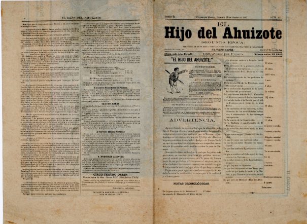 Periodico de El hijo del Ahuizote
