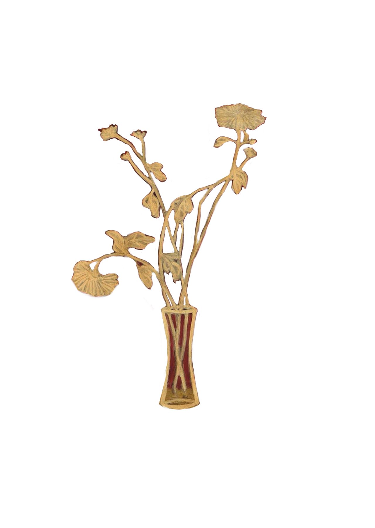 2021 HGK 21252 0010 000(sanyu vase de lys sur fond marron052610)的副本