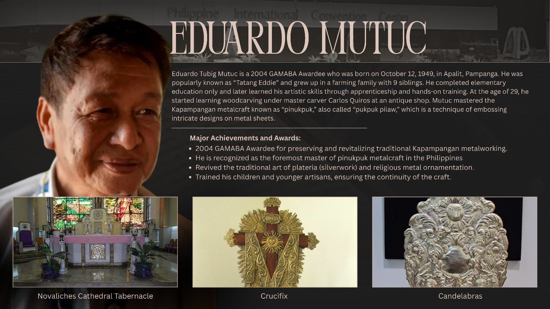 Eduardo Mutuc (Metalsmith)