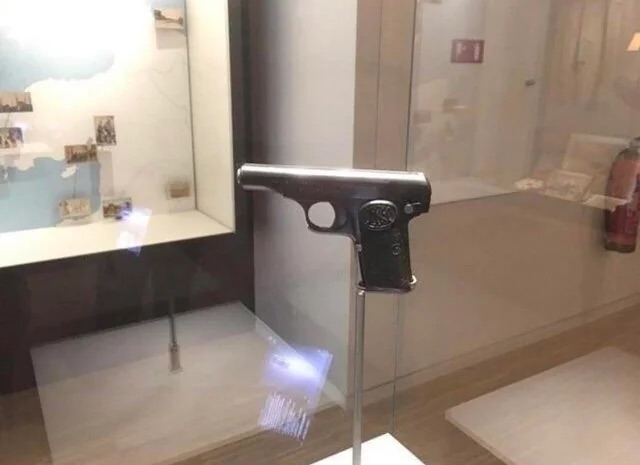 El arma del atentado del Archiduque Franciso Fernando