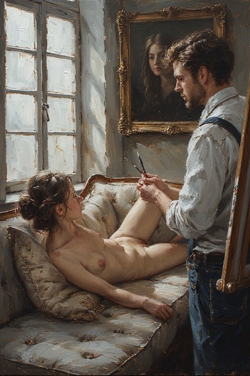 At the painter
