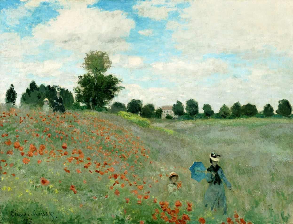 Campo de Papoulas — Claude Monet