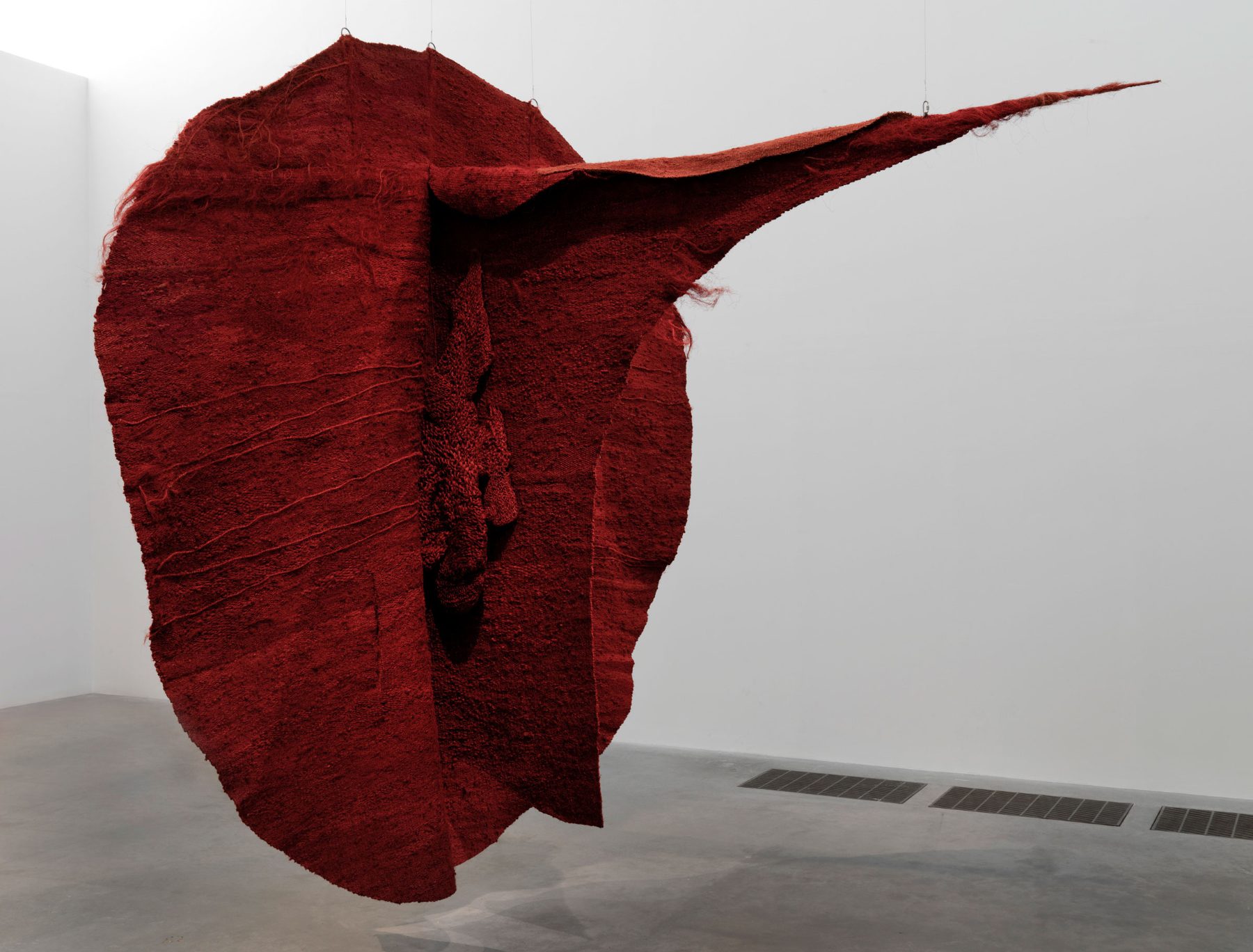 Abakan Red by Marta Magdalena Abakanowicz-Kosmowska