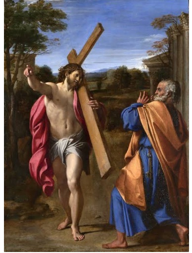 Christ Carrying the Cross, Tiziano Vecellio 1565. Oil on canvas 67 x 77 cm (about 26.4 x 30.3 in)
