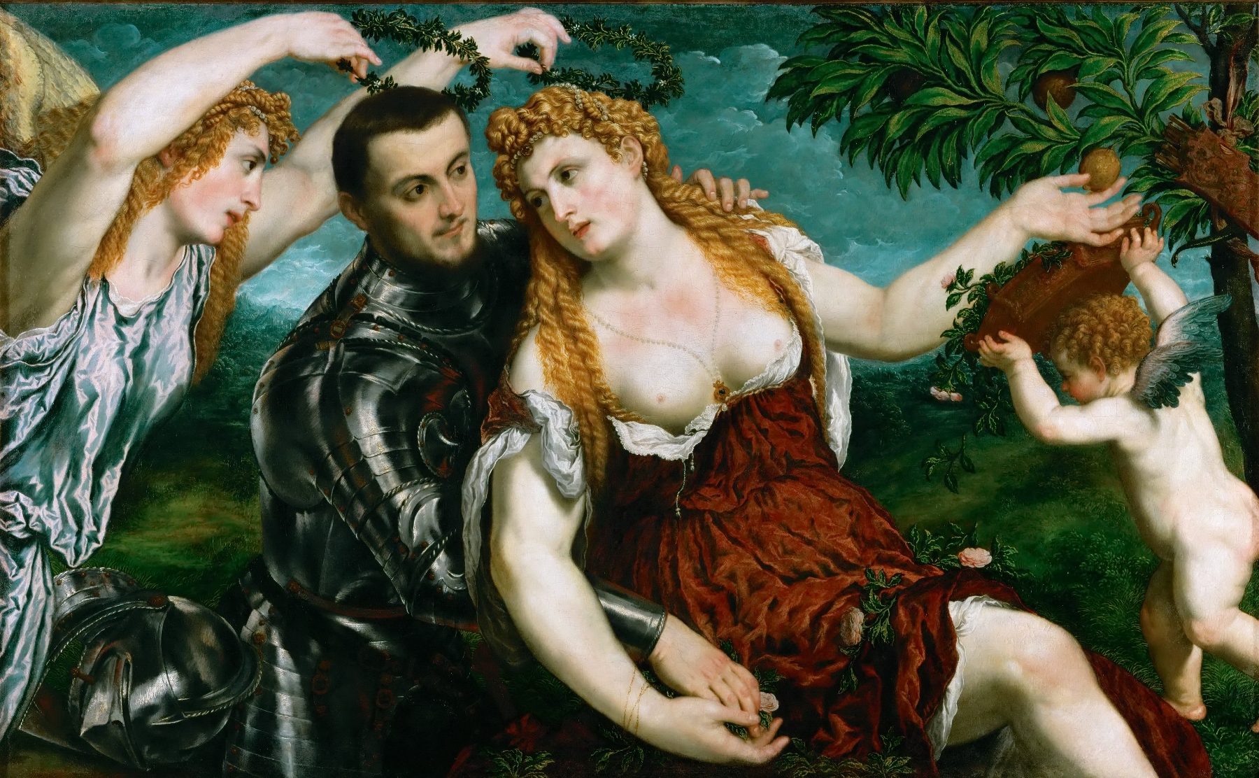 Venus, Mars, and Cupid Crowned by Victory