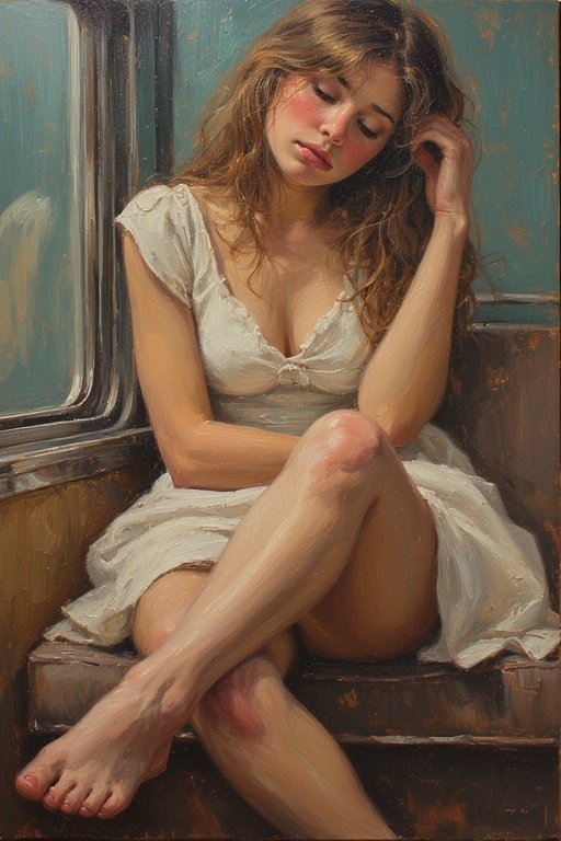 In the train