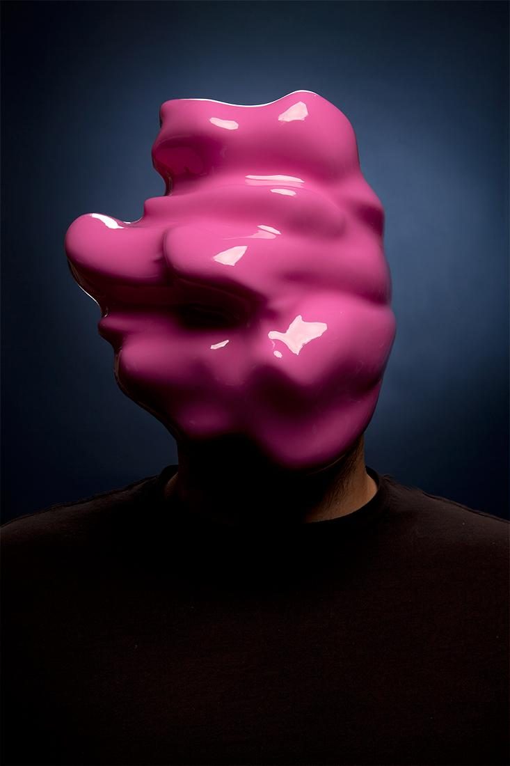 Zach Blas, Facial Weaponization Suite: Fag Face Mask, 2012 