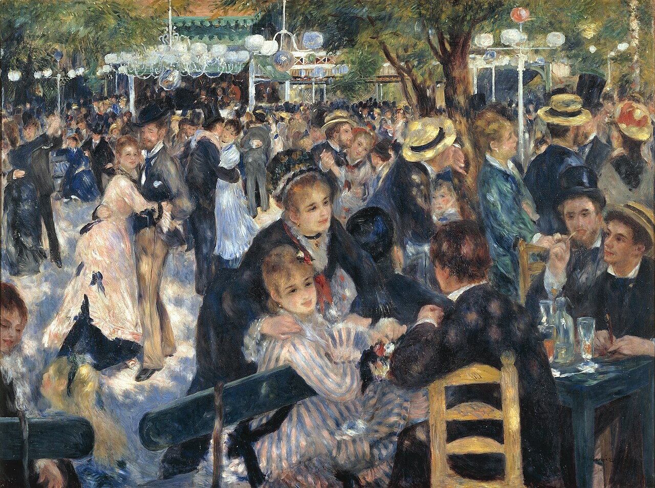 Baile no Moulin de la Galette — Pierre-Auguste Renoir